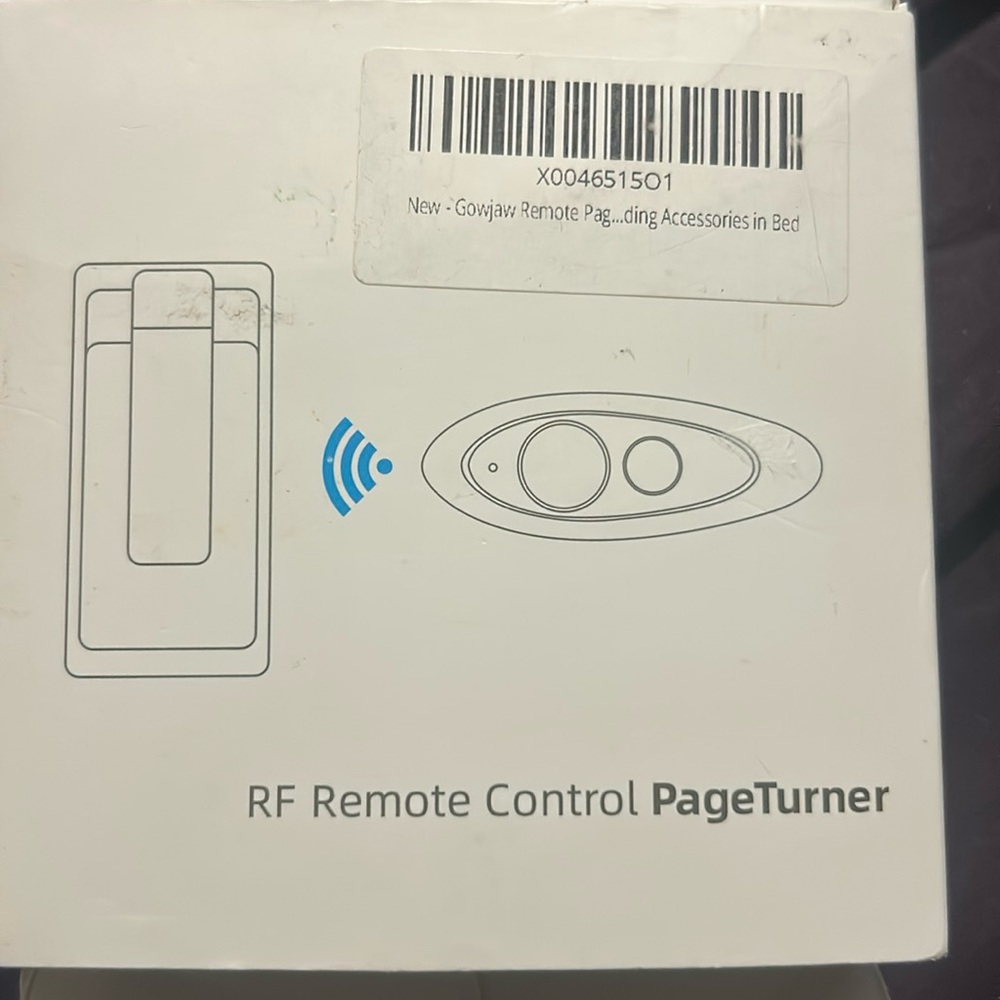 RF remote control page turner